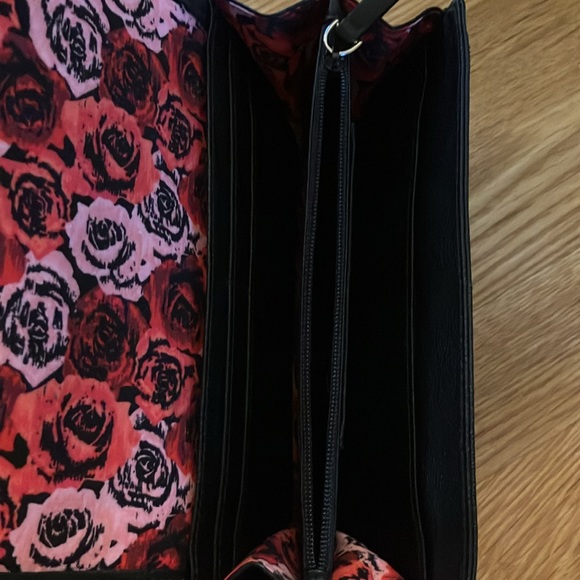 NWOT Vera Bradley Havana Rose Fabric/Faux Leather Polka Dot Wallet - Picture 8 of 8